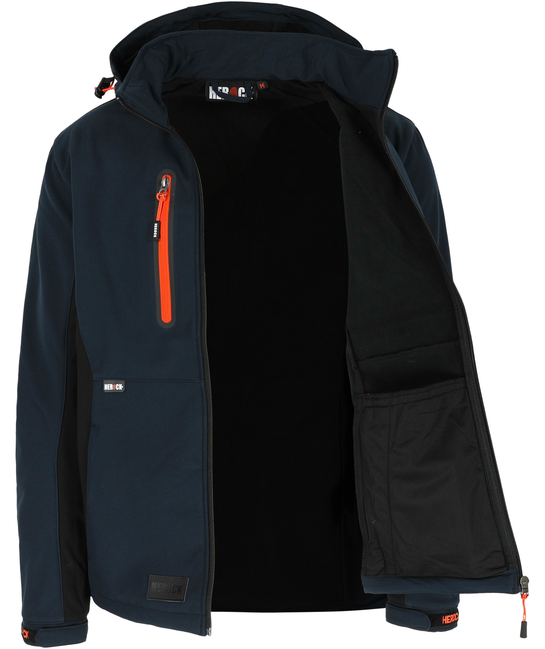 HEROCK Trystan softshell jacket, Navy/black, large image number 2