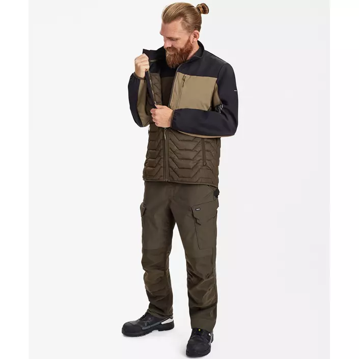 Engel Entire Hybridjacke, Forest Green/Black, large image number 2