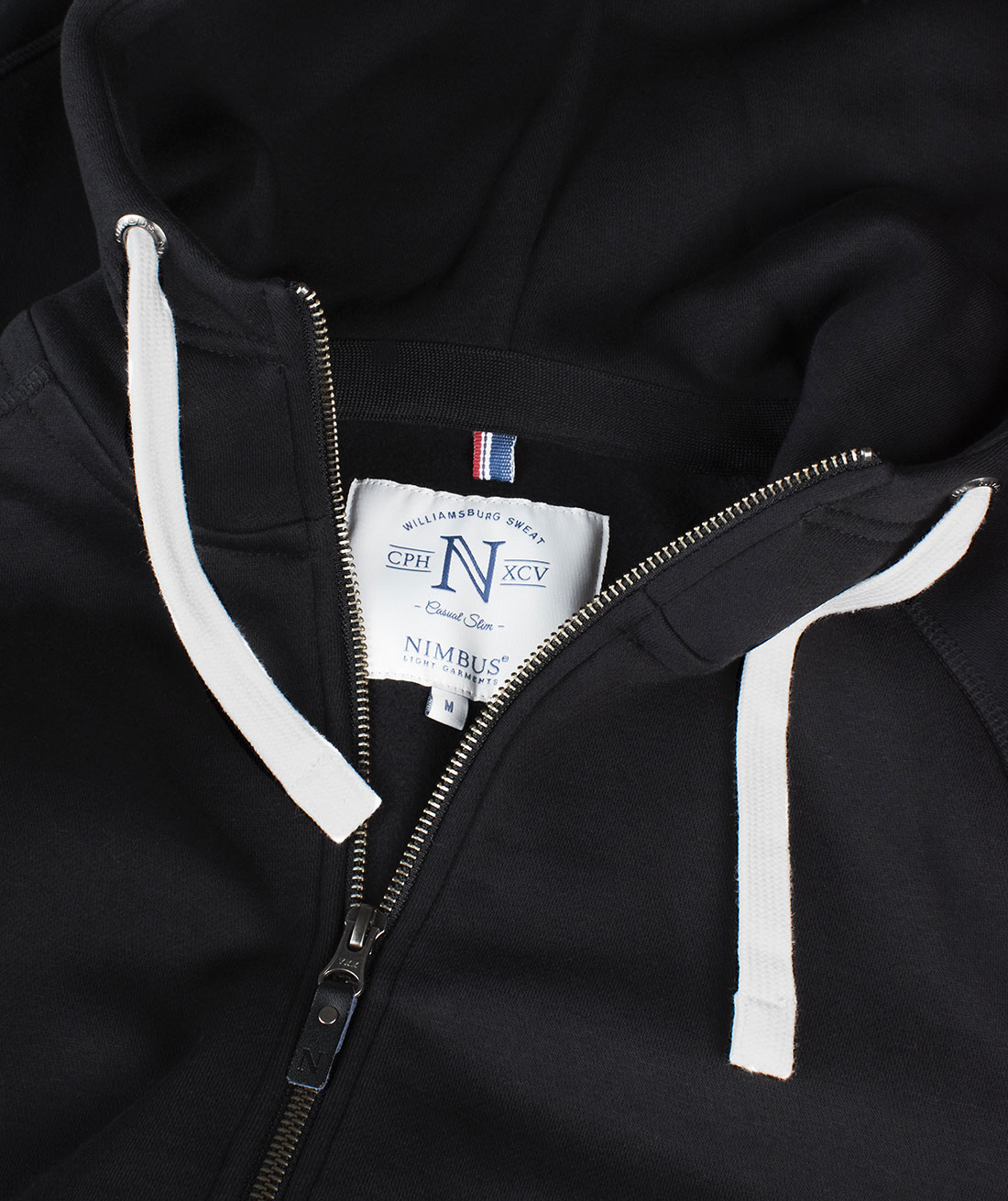 Nimbus Williamsburg women's hoodie with full zipper, Black, large image number 3