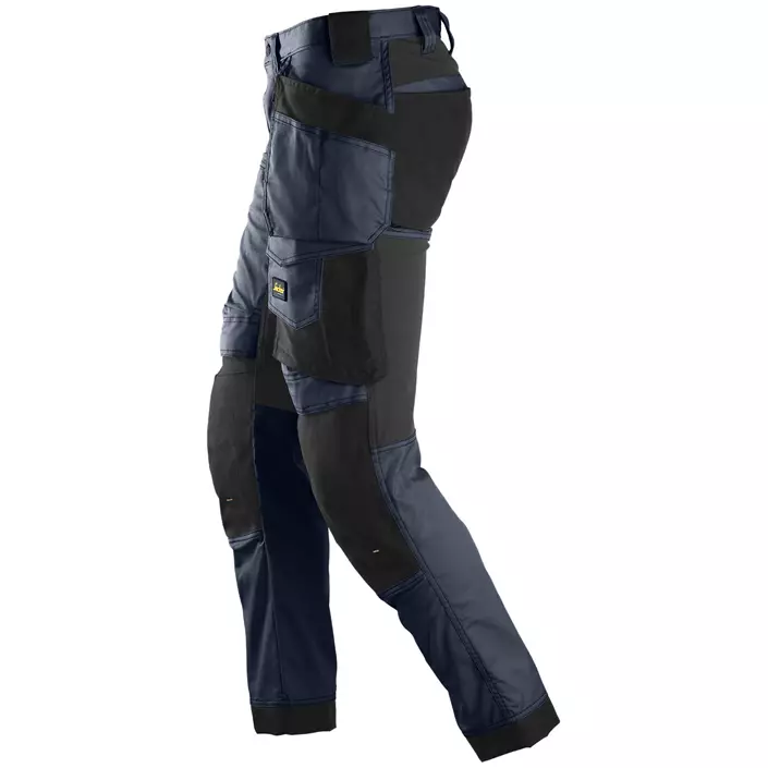 Snickers AllroundWork craftsman trousers 6241, Marine Blue/Black, large image number 4