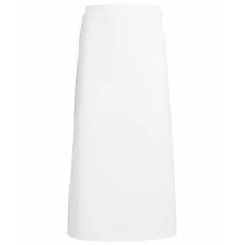 Kentaur apron with pockets, White