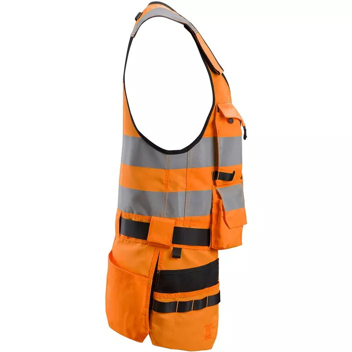 Snickers AllroundWork tool vest, Hi-Vis Orange/Black, large image number 1