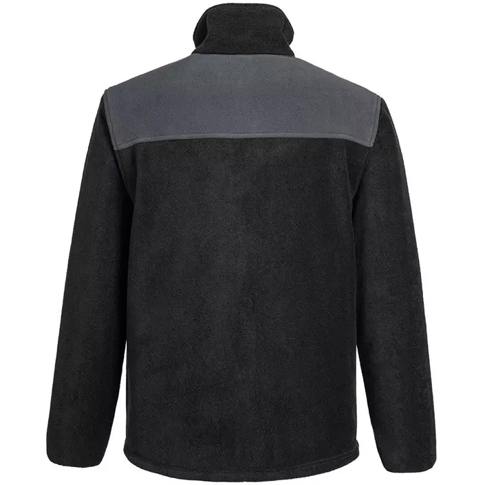 Portwest PW2 fleece sweater, Sort/ZoomGrå, large image number 1