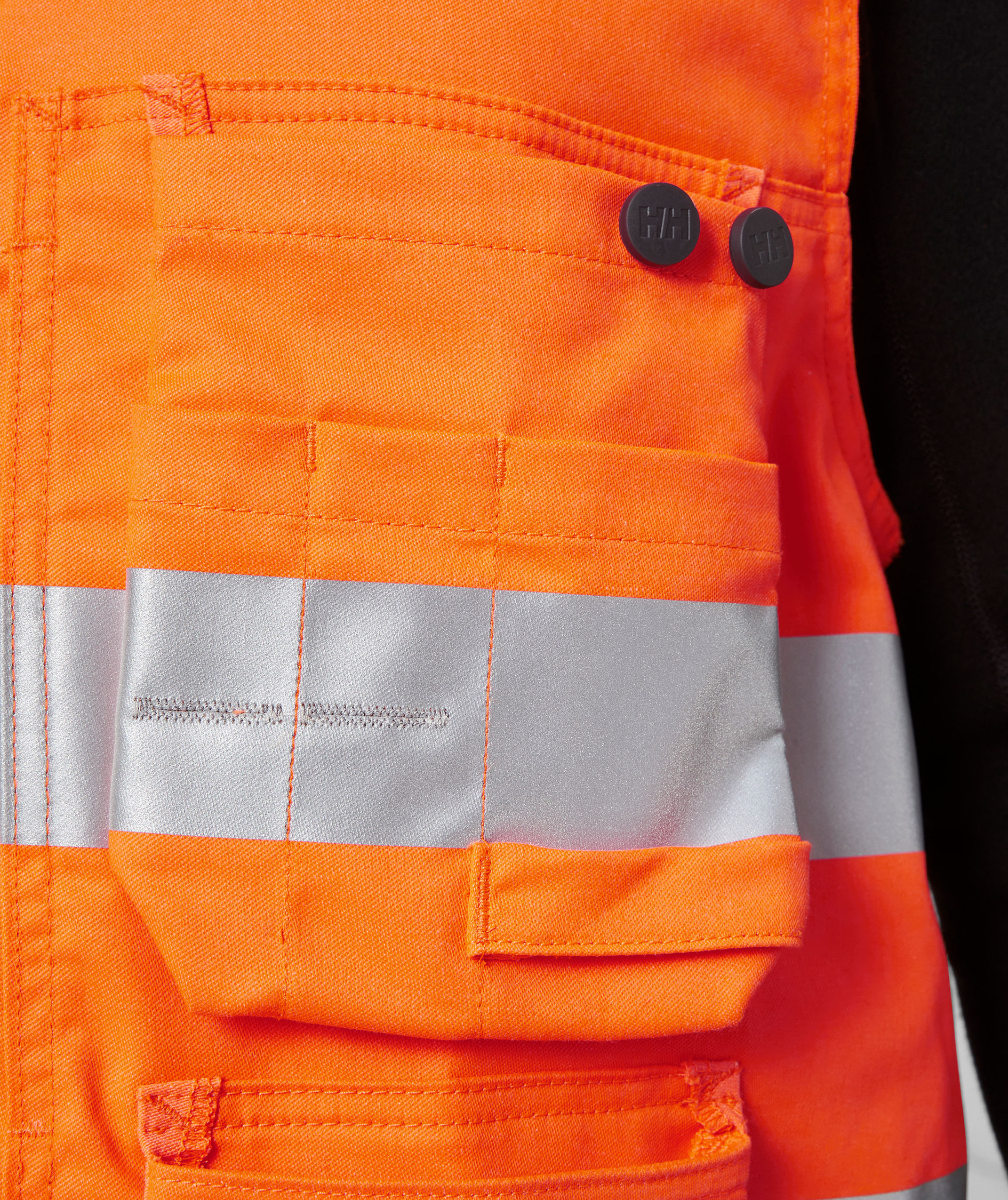 Helly Hansen Alna 2.0 tool vest, Hi-vis Orange/charcoal, large image number 6