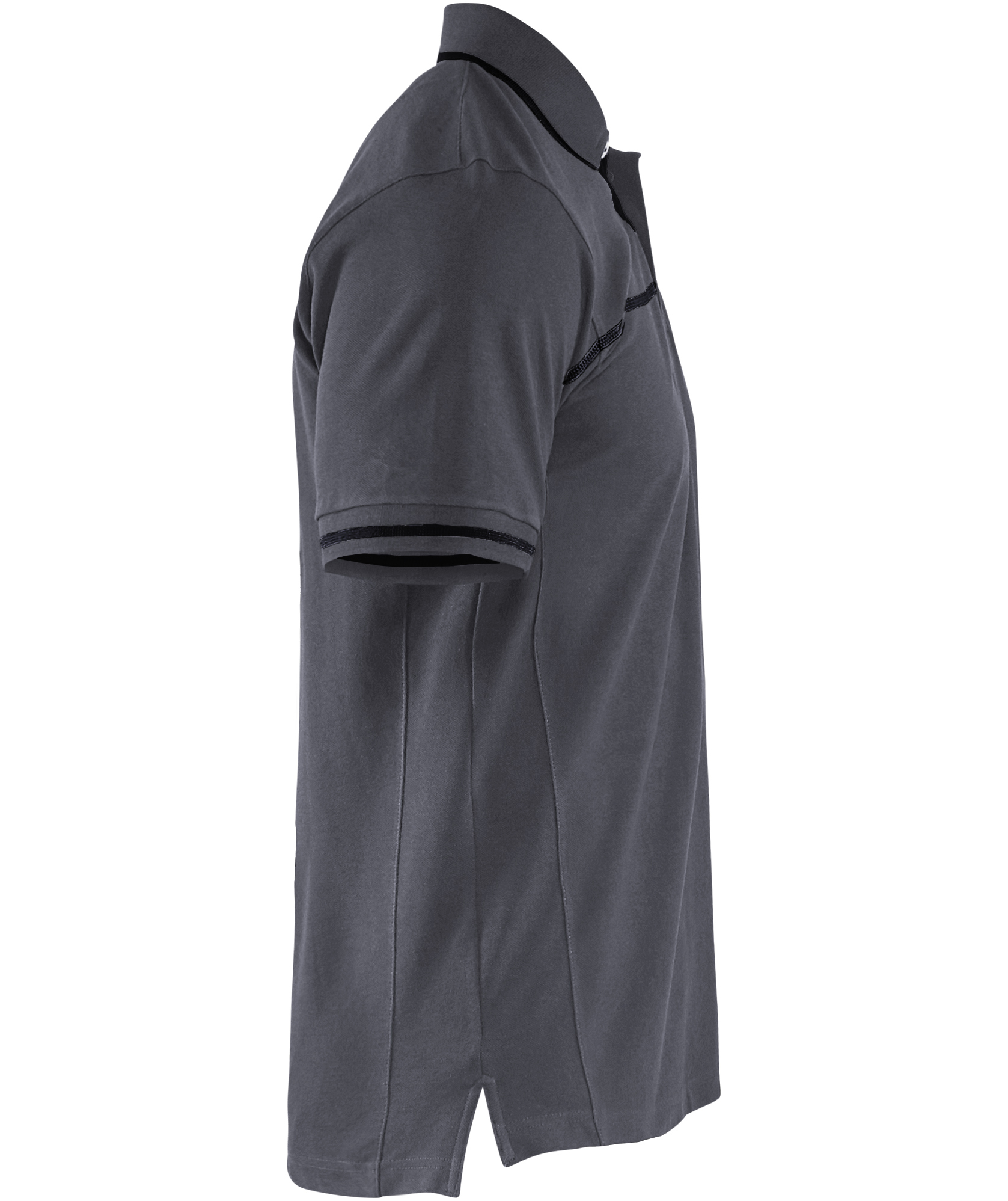 Bl&aring;kl&auml;der Unite polo T-shirt, Medium grey/black, large image number 2