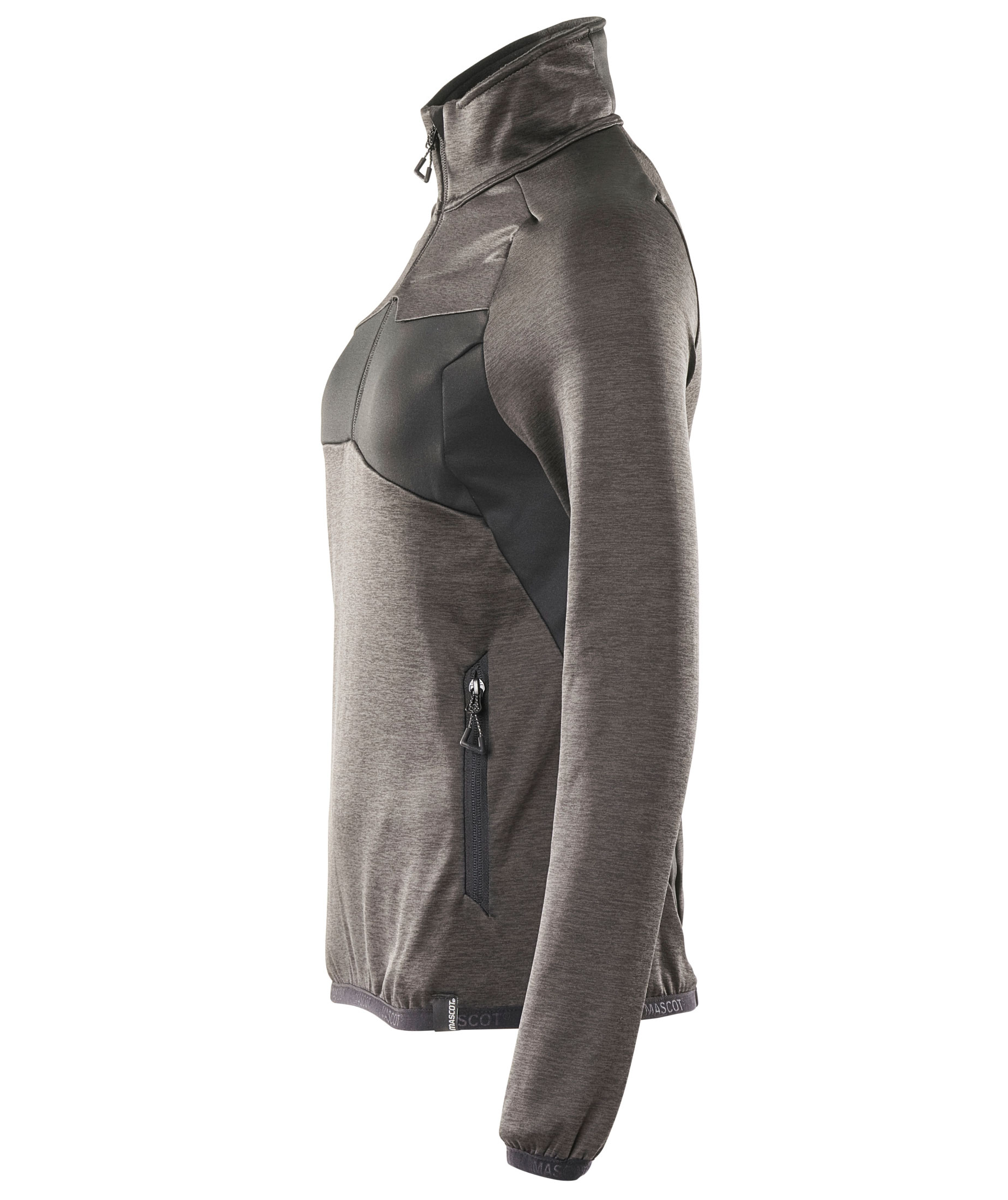 Mascot Accelerate fleecetr&ouml;ja dam, M&ouml;rk Antracit/Svart, large image number 3