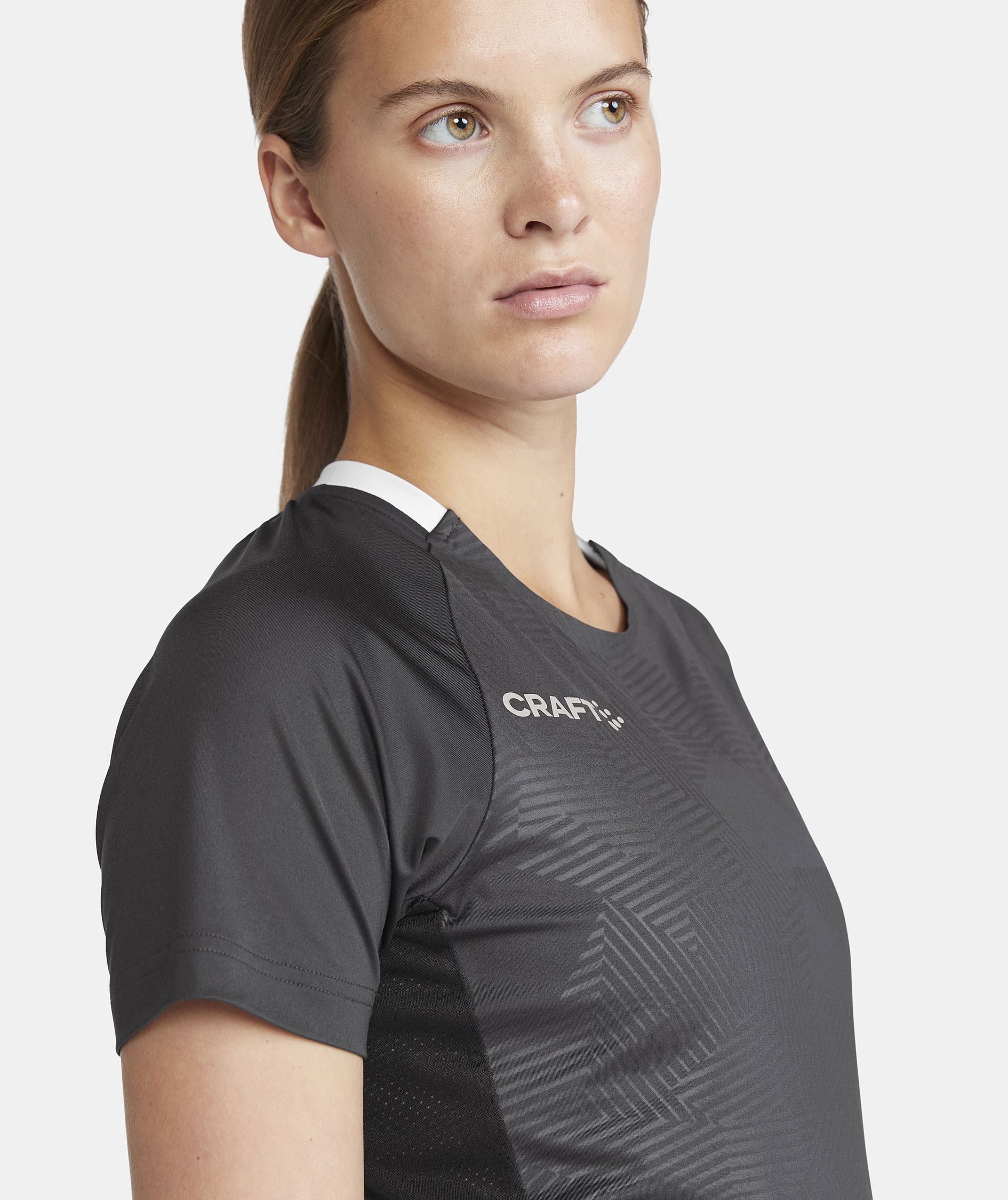 Craft Premier Solid Jersey women's T-shirt, Asphalt, large image number 3