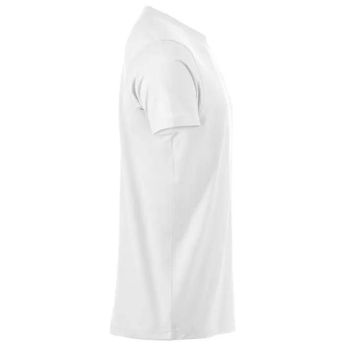 Clique Premium T-shirt, White, large image number 3