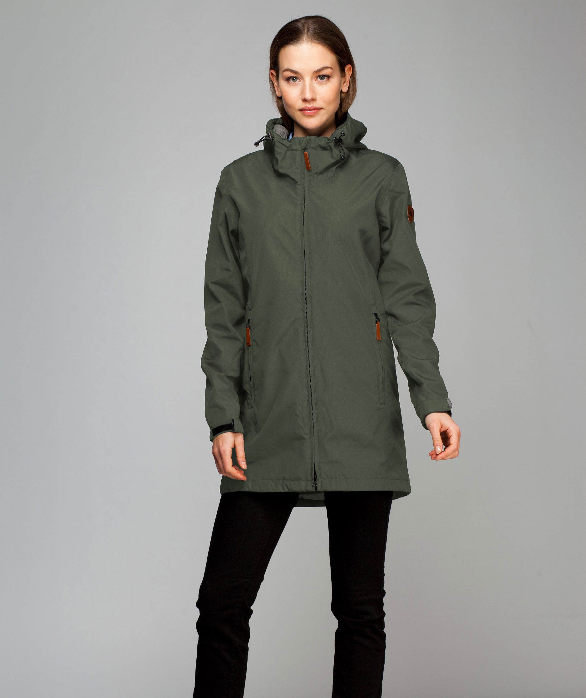 Pitch Stone women's shell jacket, Olive