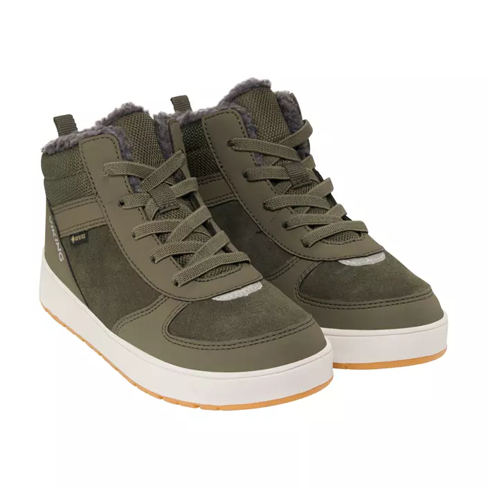Viking Epic Warm GTX stövlar till barn, Olive, large image number 5