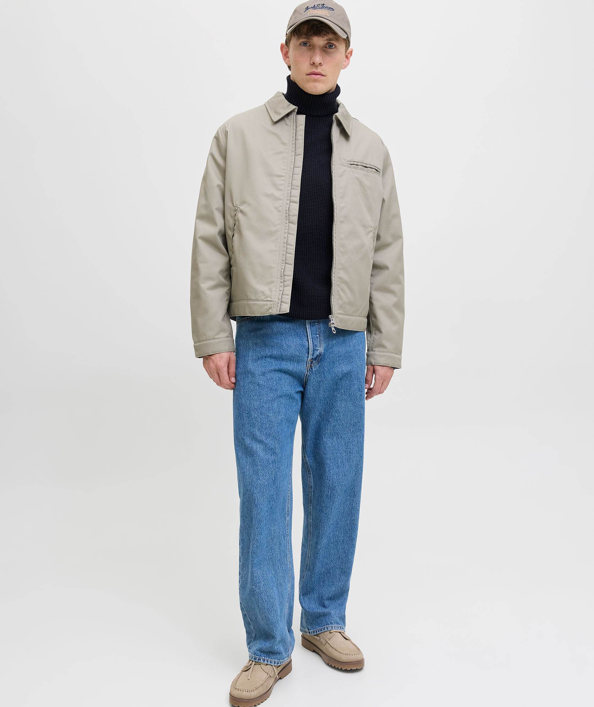 Jack & Jones JJROY rullekrave striktr&oslash;je, Sky Captain, large image number 6