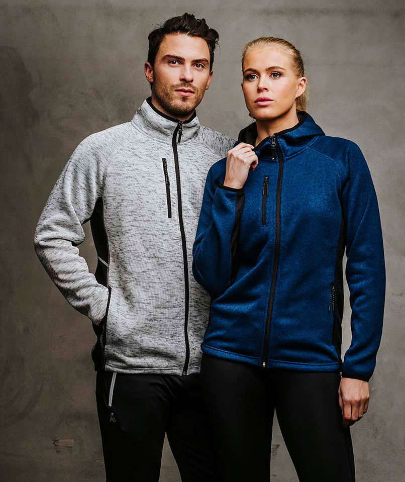 NYXX Essential fleececardigan, Marinemeleret, large image number 1