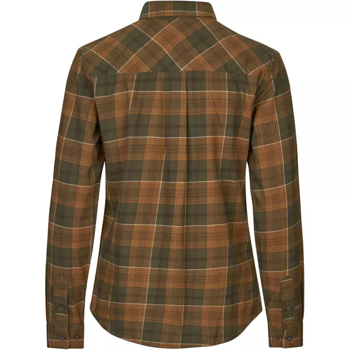 Seeland Skye flanellskjorta dam, Grizzly Brown/Terracotta Check, large image number 1