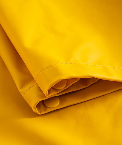 Lyngs&oslash;e PU rain trousers, Yellow, large image number 2