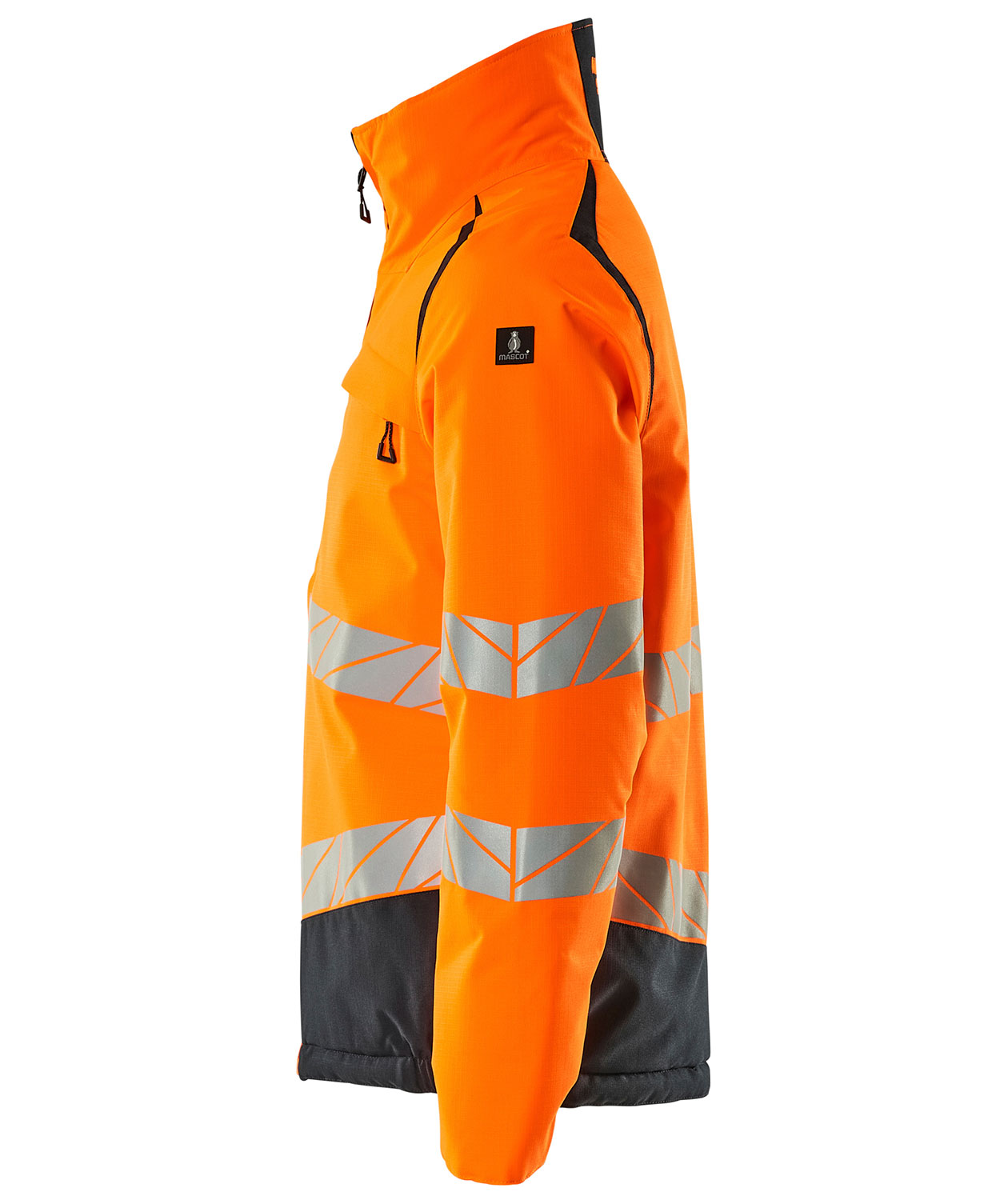 Mascot Accelerate Safe winter jacket, Hi-Vis Orange/Dark Marine, large image number 2