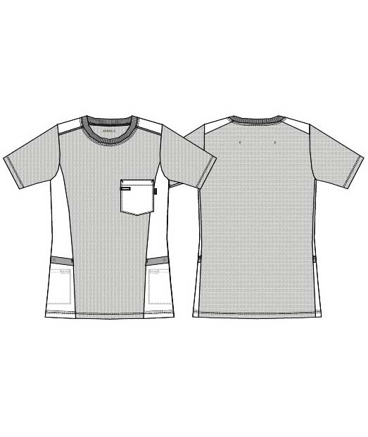 Kentaur women's pique T-shirt, Lightblue, large image number 3