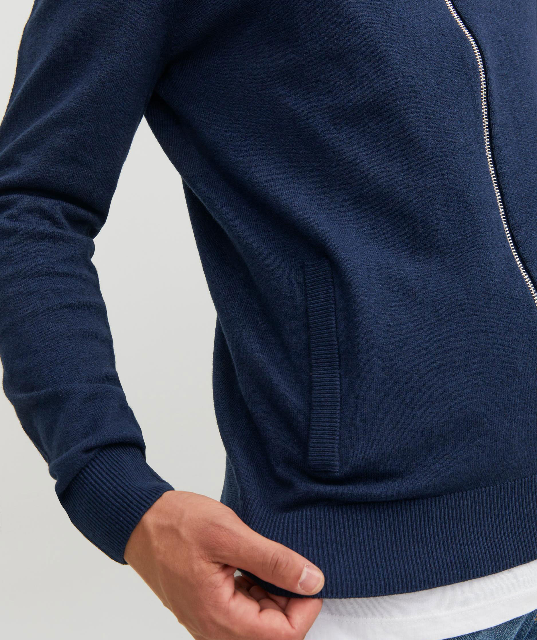 Jack & Jones JJEEMIL knitted cardigan, Navy Blazer, large image number 5