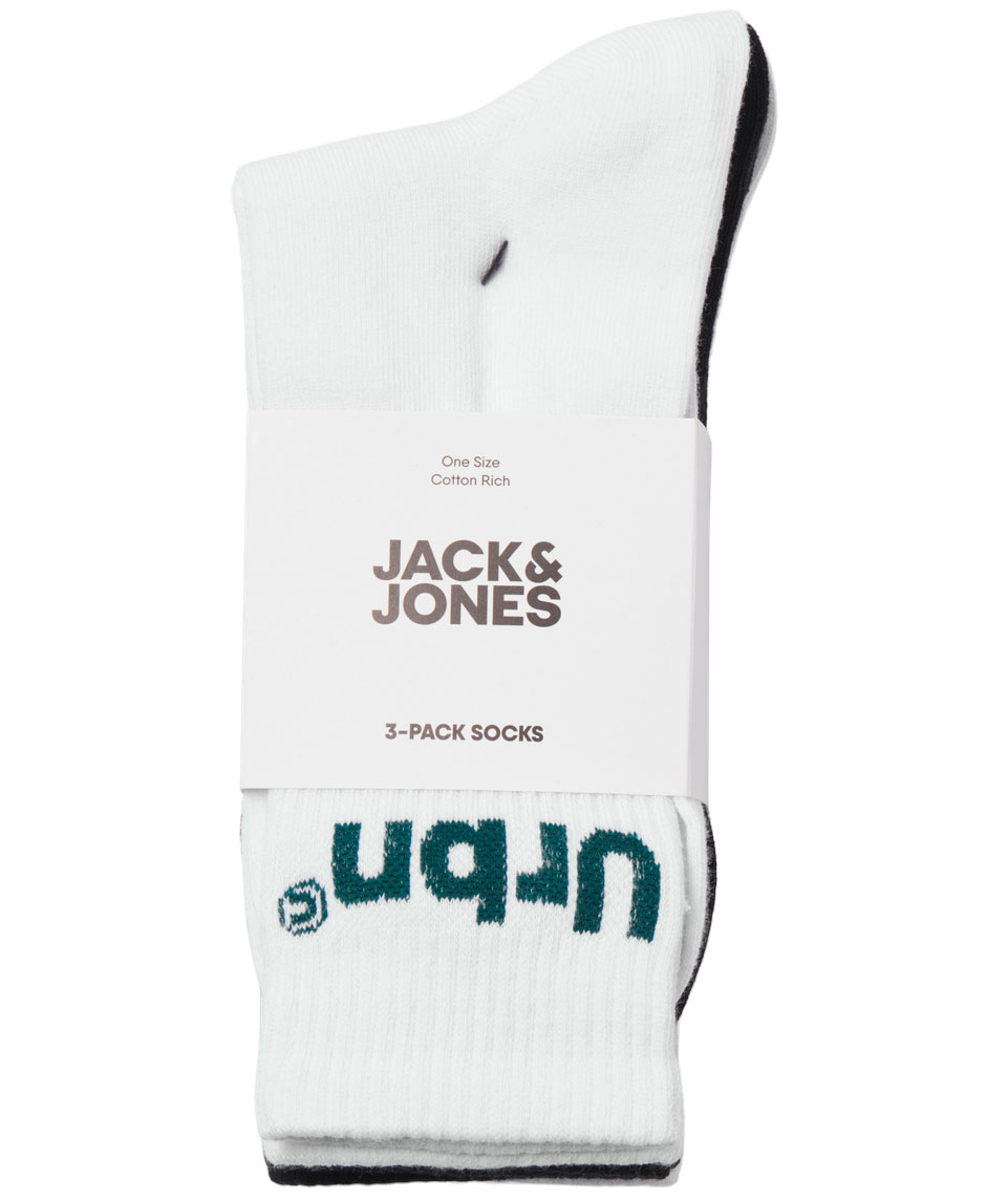 Jack & Jones JACURBN 3-pack tennis socks, Deep Teal, Deep Teal, large image number 4