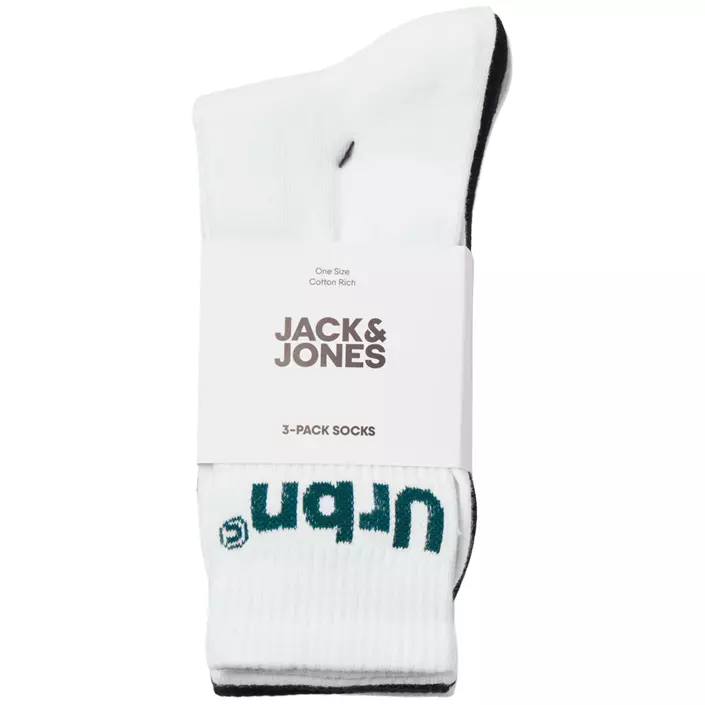 Jack & Jones JACURBN 3-pack tennisstrumpor, Deep Teal, Deep Teal, large image number 4