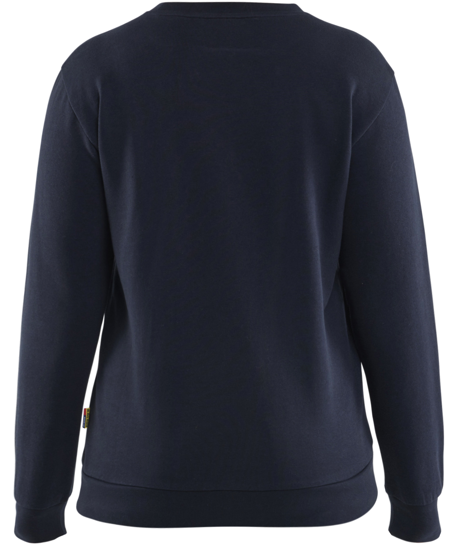 Bl&aring;kl&auml;der women's sweatshirt, Dark Marine/Hi-Vis Yellow