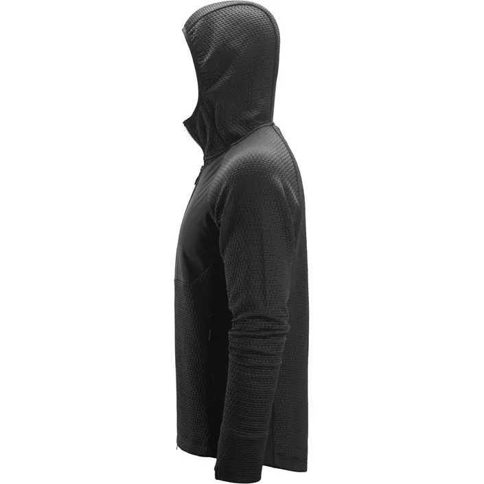 Snickers FlexiWork hoodie med dragkedja 8405, Black/Black, large image number 3
