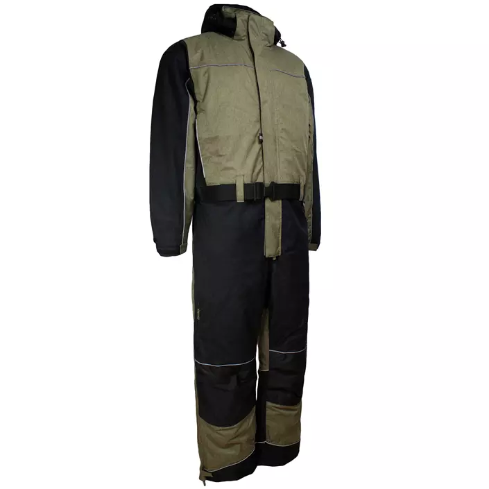 Lyngsøe vinteroverall, Olivgrön/Svart, large image number 0