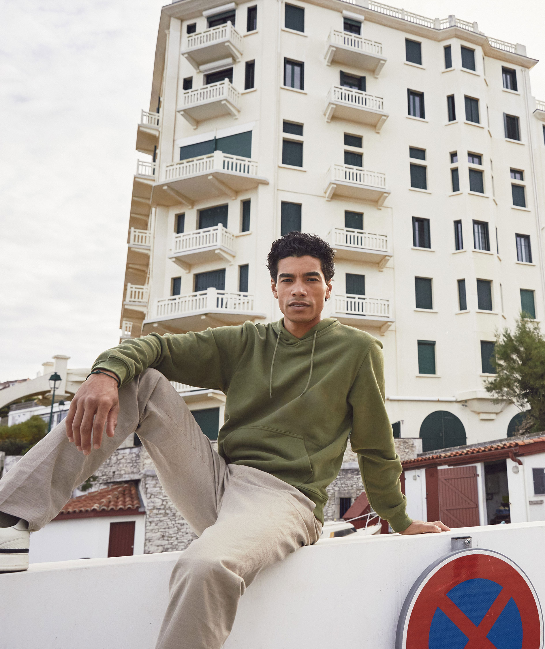 Clique Miami hoodie, Milit&auml;rgr&ouml;n, large image number 1