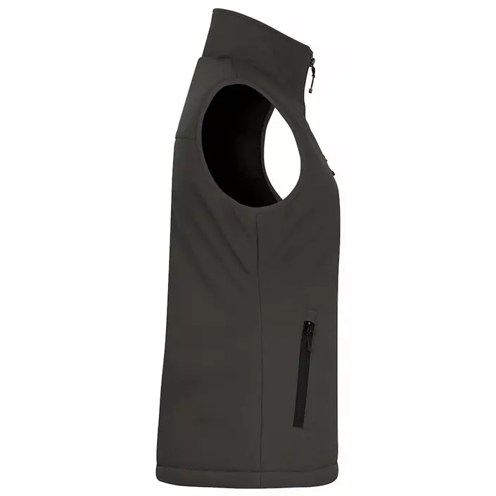 Clique lined women's softshell vest, Dark Grey, large image number 3