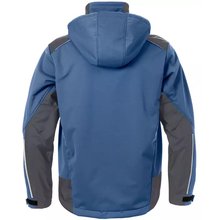 Fristads softshell winter jacket 4060, Blue/Grey, large image number 1