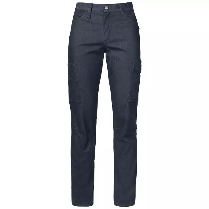 Smila Workwear Fred  Jeans, Blau Meliert, large image number 0