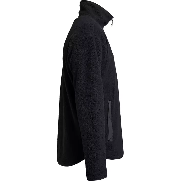 Tenson Yoke Halfzip pälsfibertröja, Black, large image number 3