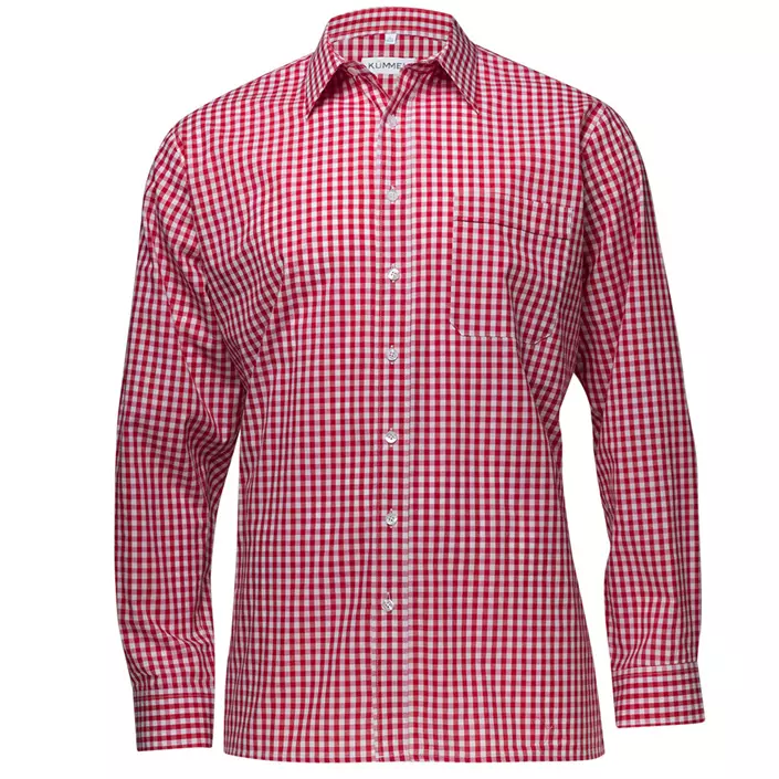Kümmel Luis Classic fit skjorta, Röd/Vit, large image number 0