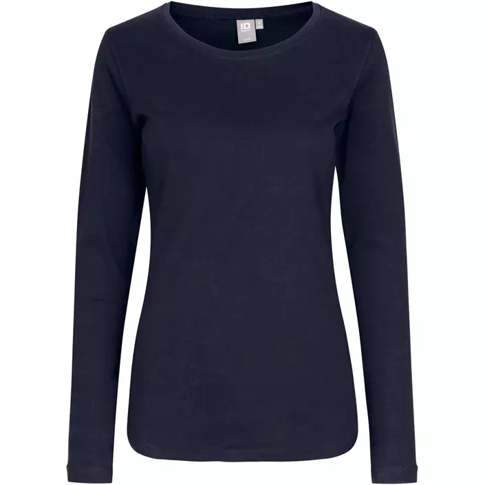 ID Interlock long-sleeved women's T-shirt, 100% cotton, Marine Blue, large image number 0