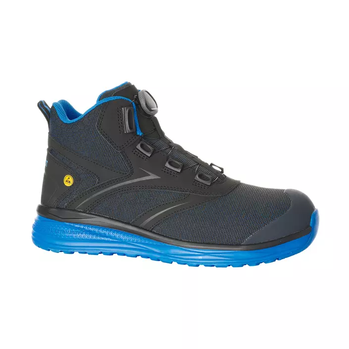 Mascot Carbon safety boots S1P, Black/Cobalt Blue, large image number 2