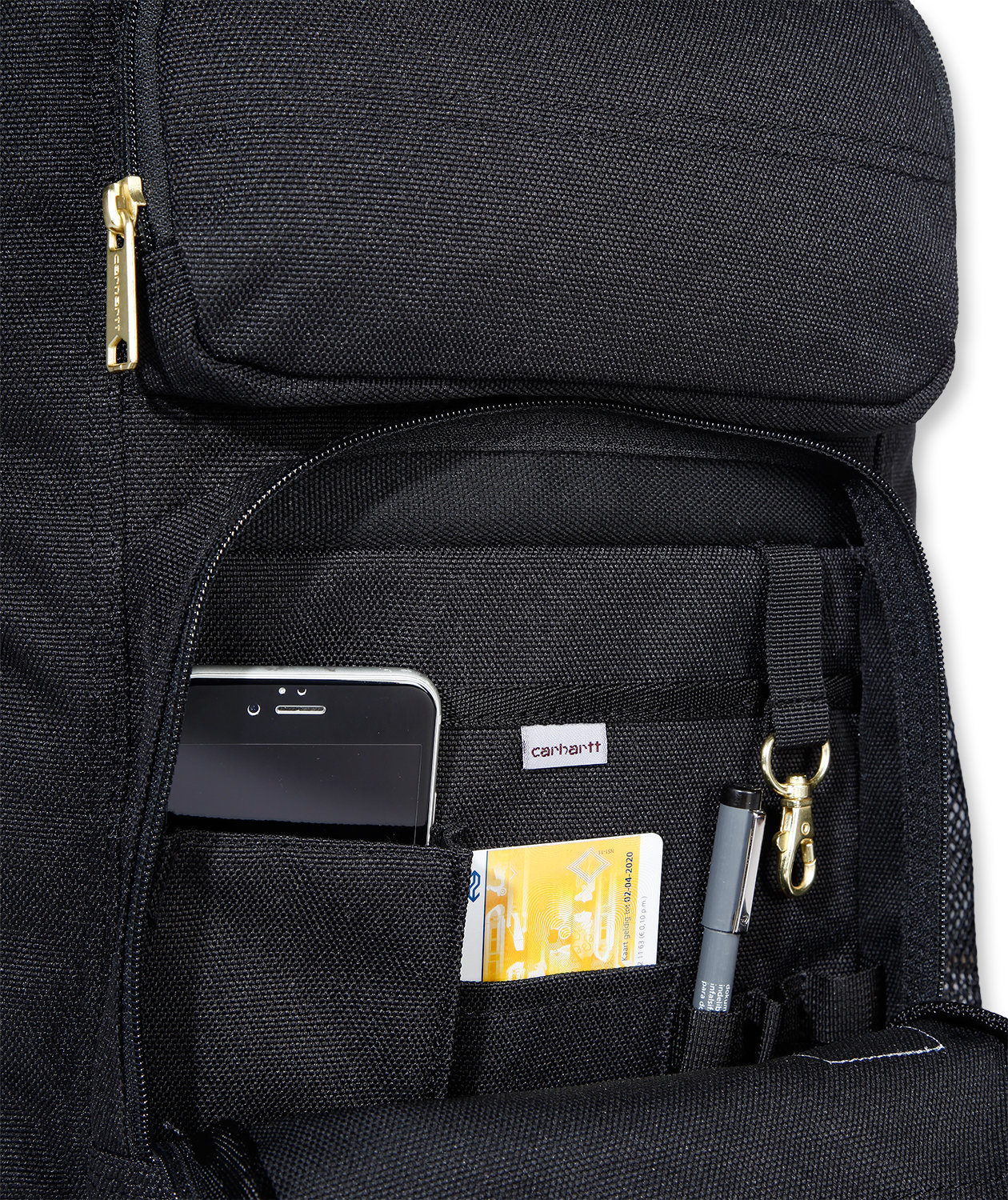 Carhartt Single Compartment rygs&aelig;k 27L, Sort, Sort, large image number 2