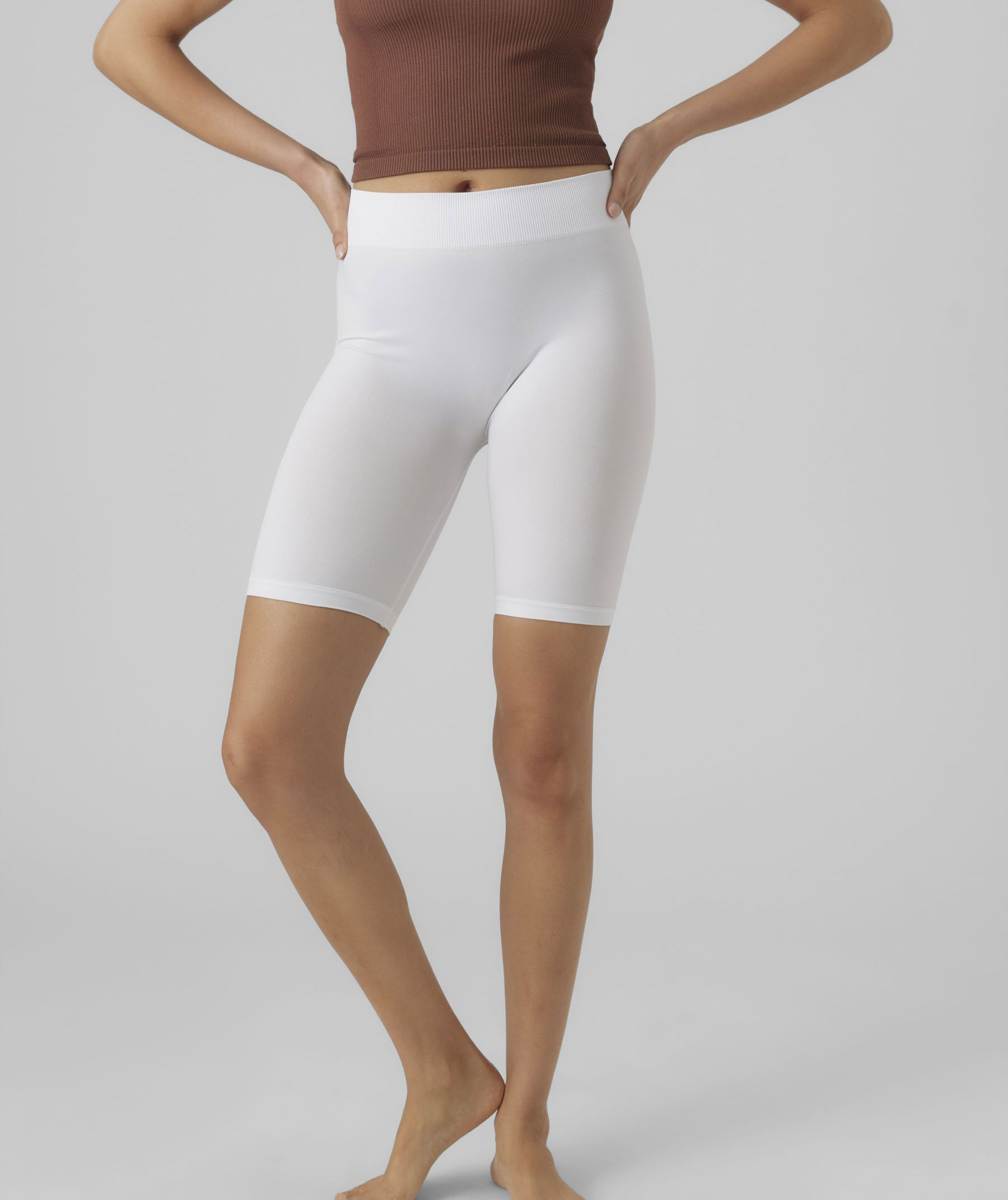 Vero Moda VMJACKIE women's seamless inner shorts, Snow White, large image number 3