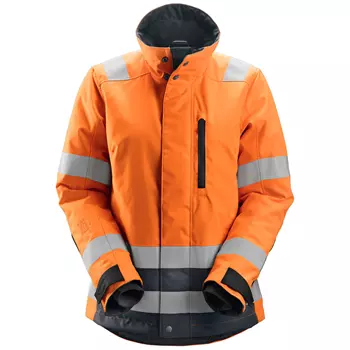 Snickers AllroundWork women's softshell jacket 1237, Hi-Vis Orange/Steel Grey