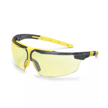 Uvex I-3 Schutzbrille, Schwarz/Gelb