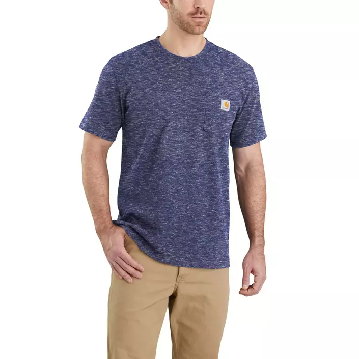 Carhartt T-shirt, Scout Blue Snow Heather, large image number 1