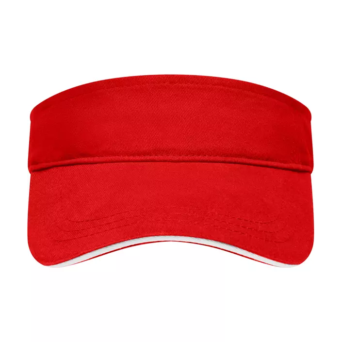 Myrtle Beach Sandwich sunvisor, Red/White, Red/White, large image number 0