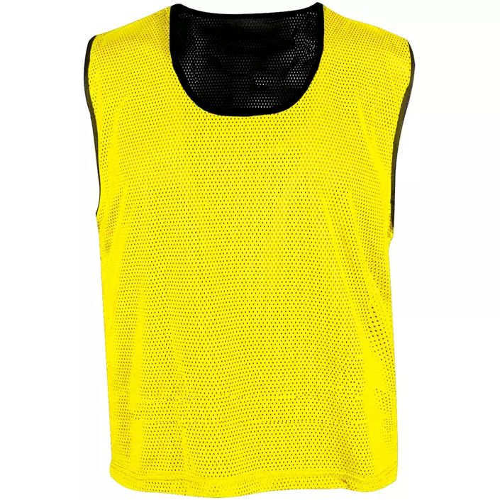 Momenti Melwood vendbar overtræksvest, Sort/Gul, large image number 0