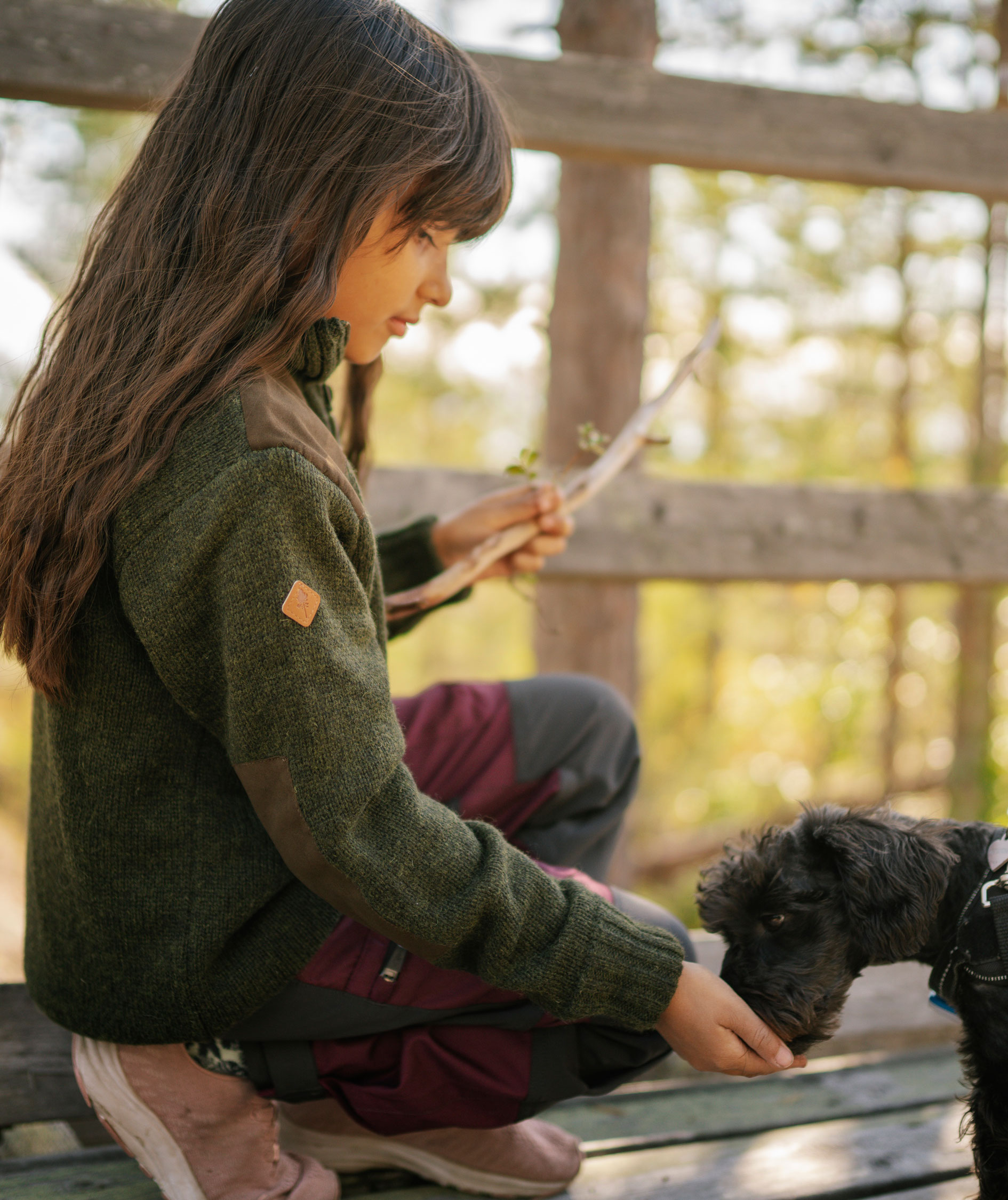 Pinewood Caribou outdoorbukser til b&oslash;rn, Plum/Dark Anthracite, large image number 3