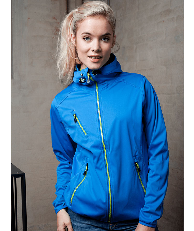 IK women's softshell jacket, Sky Blue