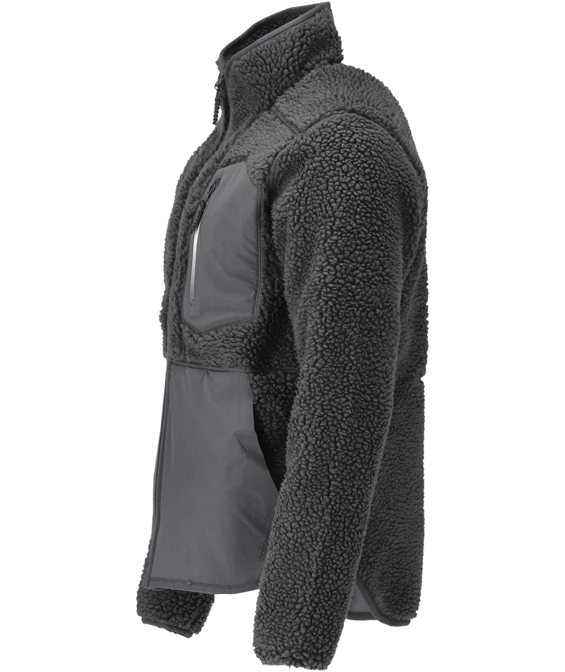 Mascot Customized Faserpelzjacke, Steingrau, large image number 4