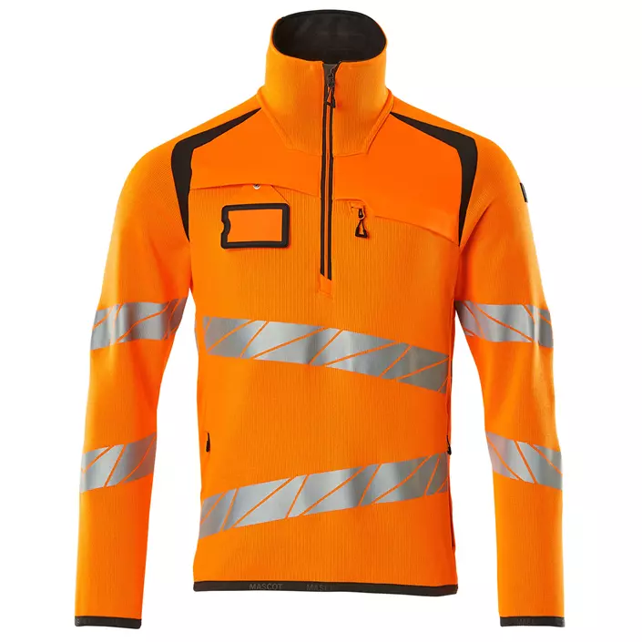 Mascot Accelerate Safe stickad tröja, Varsel Orange/Mørk antracit, large image number 0
