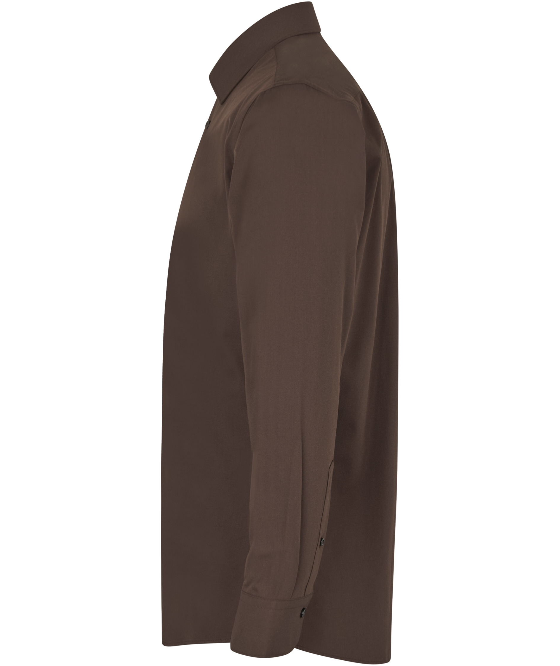 Seven Seas hybrid Slim fit skjorte, Mocca, large image number 3