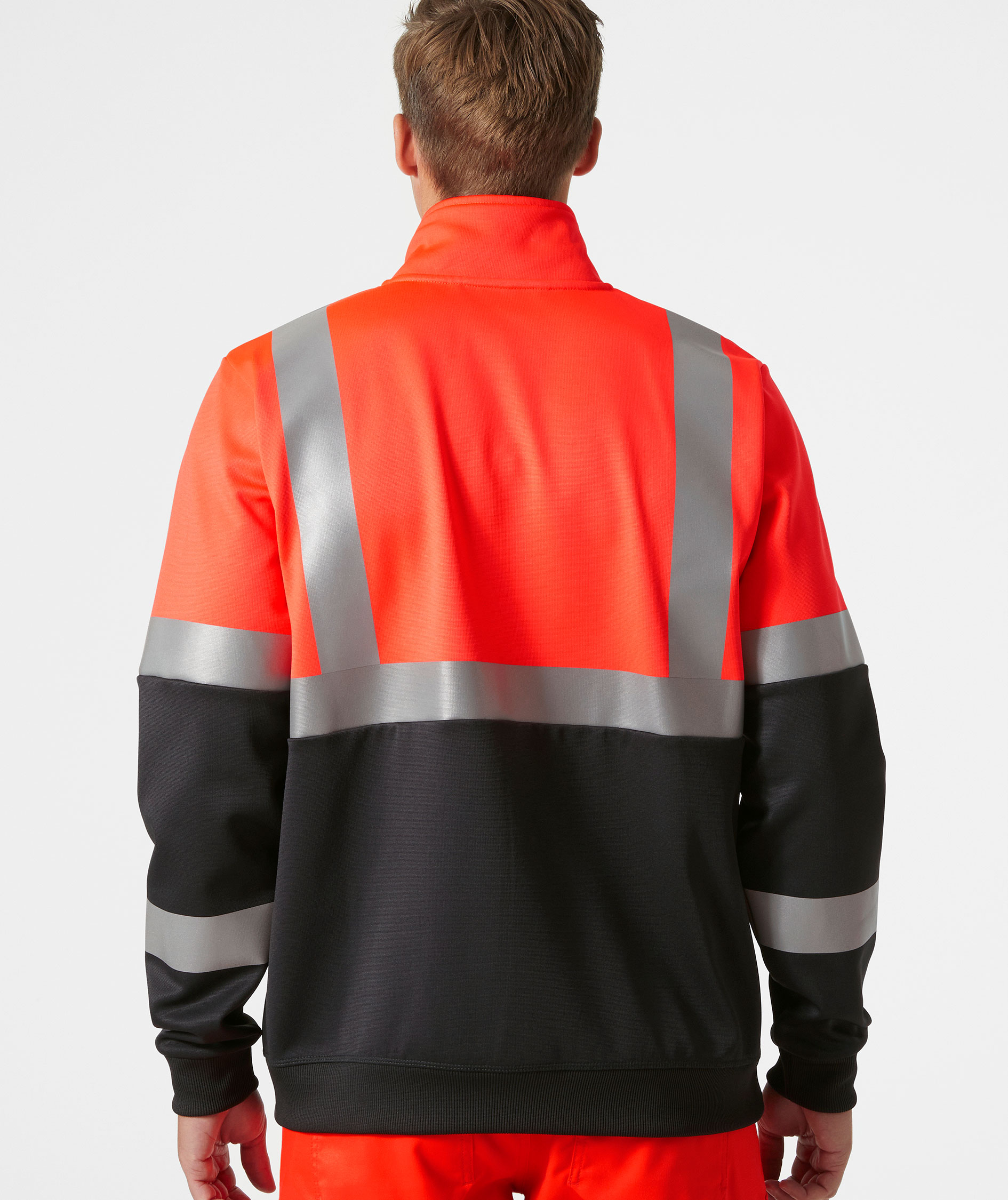Helly Hansen Addvis cardigan, Hi-Vis Red/Ebony, large image number 3