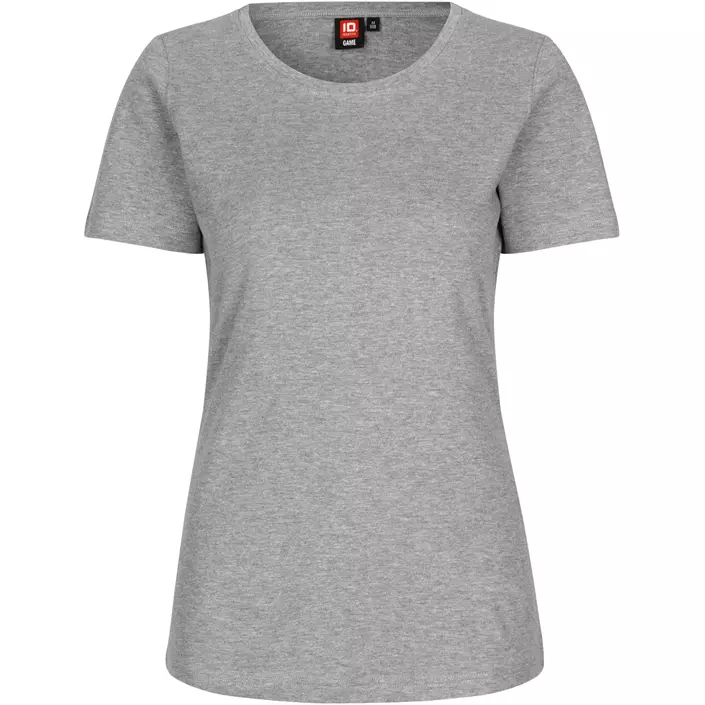 ID Interlock dame T-shirt, Grå Melange, large image number 0