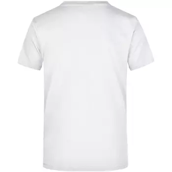 James & Nicholson T-skjorte Round-T Heavy, Hvit