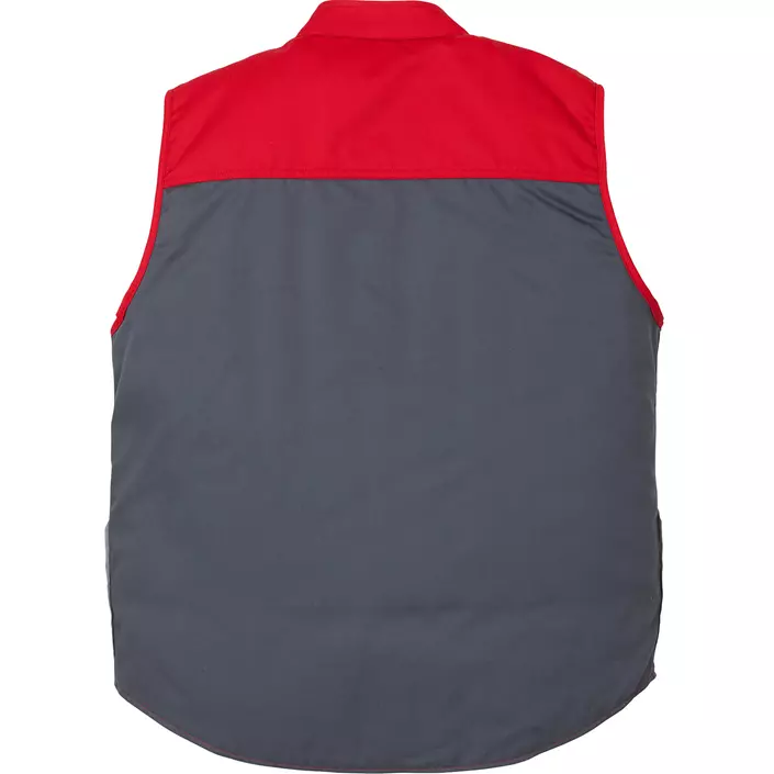 Kansas Icon work vest, Grey/Red, large image number 1